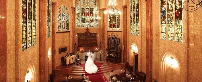 マリエカリヨン名古屋　結婚式　チャペル　教会