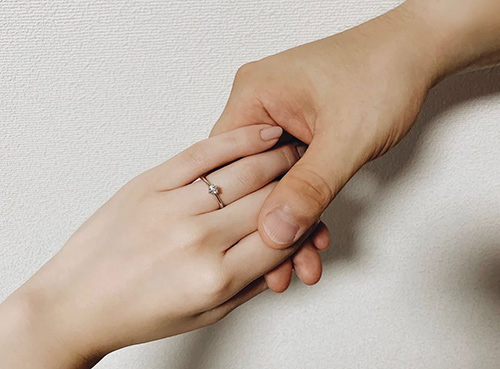 婚約指輪　デザイン　シンプル　ソリティア
