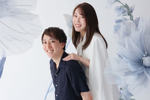 デコルテ　入籍フォト　ウエディングフォト