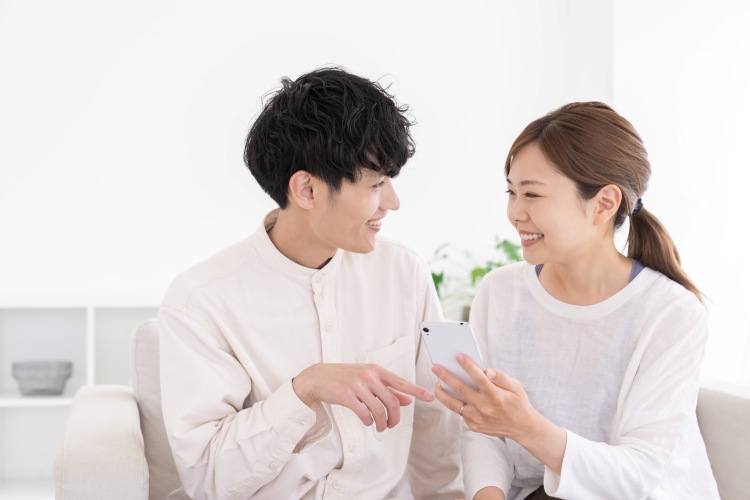カップル　スマホ　相談