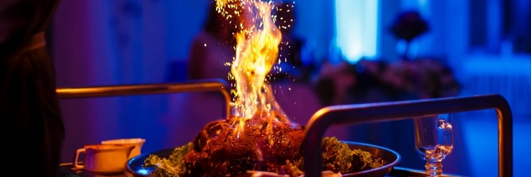 披露宴 料理 パフォーマンス