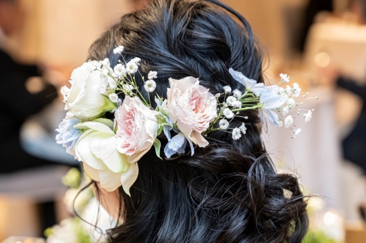 新婦　ヘアスタイル