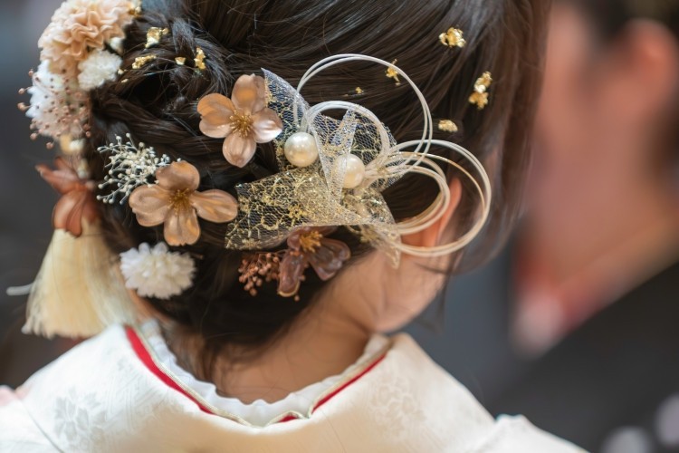 新婦　和装　ヘアスタイル