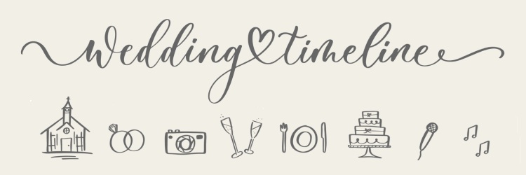 結婚式　タイムライン　アイコン