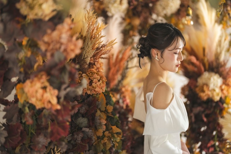 花嫁　新婦　ドライフラワー