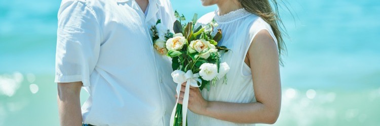 新郎新婦　夏　海