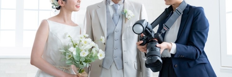 新郎新婦　カメラマン
