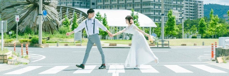 新郎新婦　フォトウエディング