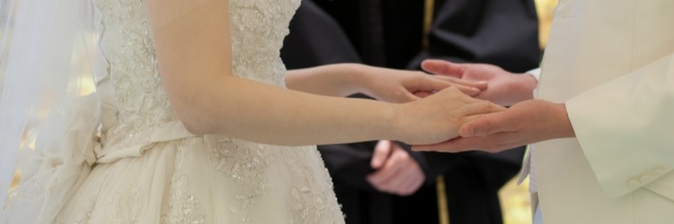 新郎新婦 チャペル 結婚式