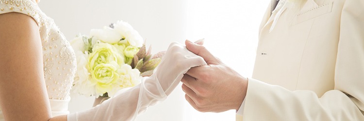 新郎新婦　ブーケ　フォトウエディング