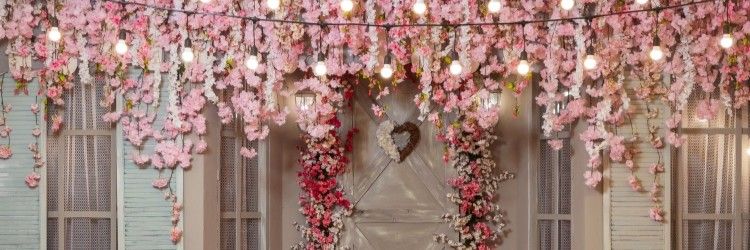 結婚式　フォトスペース　春