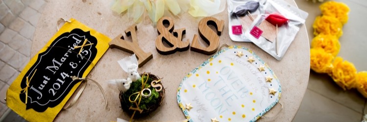 結婚式 ウェルカムスペース DIY