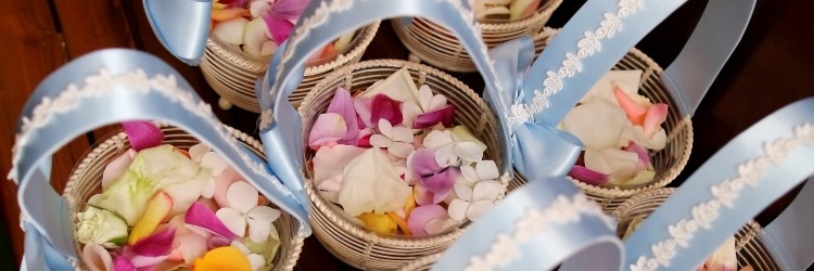 結婚式 披露宴 フラワーシャワー