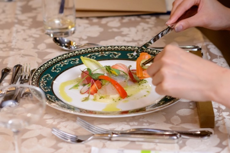 コース料理　食事　試食