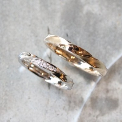 アトリエロエ　結婚指輪　ストレート