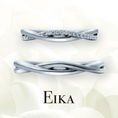 エイカ　結婚指輪　ストレート　ウェーブ