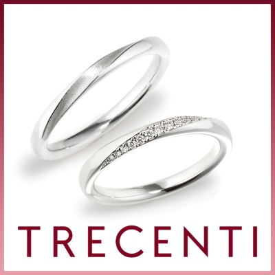 トレセンテ　結婚指輪　ストレート