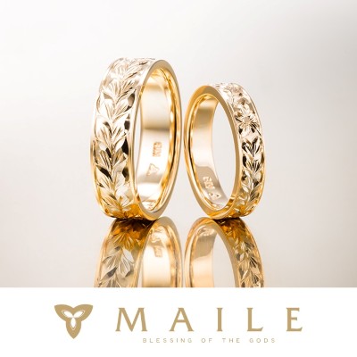 マイレ　結婚指輪　幅広