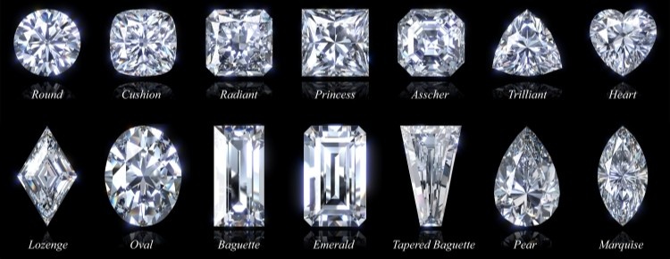 ダイヤモンド　カット　シェイプ