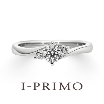 アイプリモ 婚約指輪 ウェーブ メレ