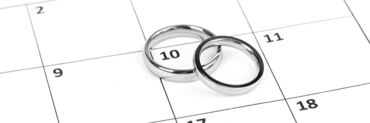 結婚指輪　カレンダー