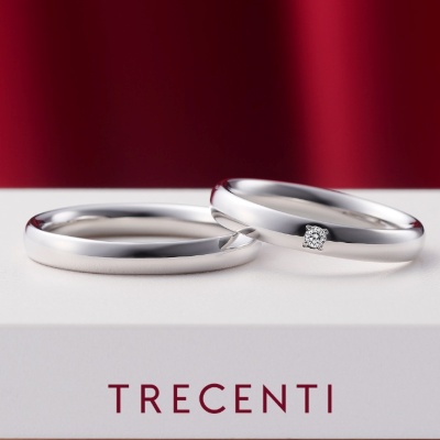 トレセンテ　結婚指輪　ストレート