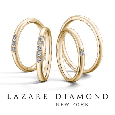 ラザール　結婚指輪　ストレート　イエローゴールド