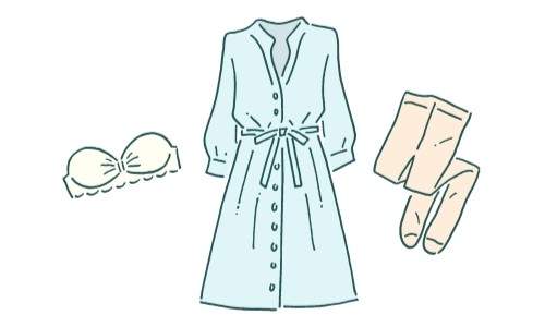 ブライダルフェア　女性　服装