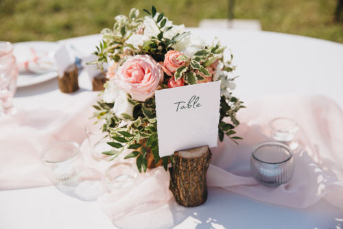 テーブル　装花　結婚式