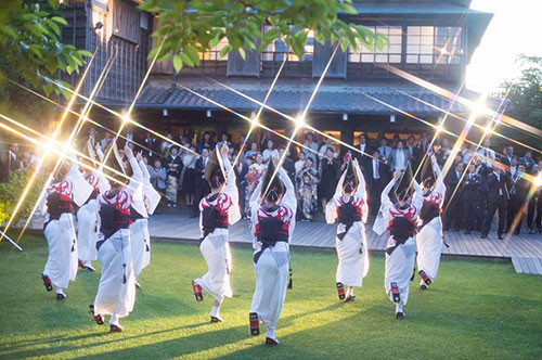 珍しい演出（披露宴）　伝統的　出身地・伝統の踊り