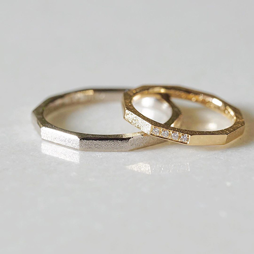 結婚指輪　オーダーメイド　オリジナル　シンプル