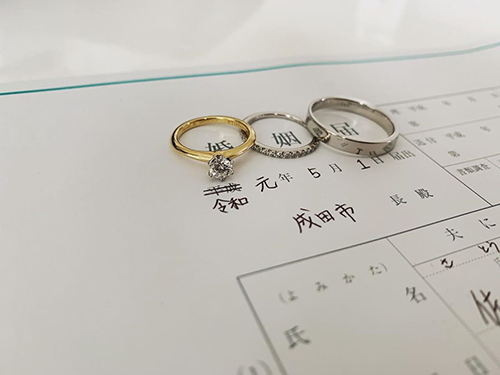結婚指輪 エタニティリング　シンプル　ハーフエタニティリング
