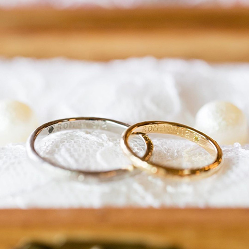 結婚指輪　刻印　王道　メッセージ