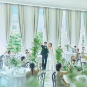 ハナユメ【お盆限定10大特典】1日1組貸切邸宅での演出×挙式体験試食付