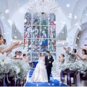【先着10組★人気No.1花嫁体験】ドレス映える大聖堂＆絶品3万コース試食の詳細を見る