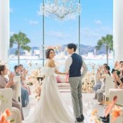 \土曜限定2組/空と海の絶景挙式*4万コース試食★150万特典