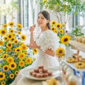 【4月限定】\ひまわりコーデ/プレゼント&花嫁体験×豪華試食