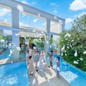 【GW限定】当館人気No1!水景チャペル模擬挙式×豪華試食ALL体験の詳細を見る