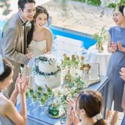 ~30名の少人数W×貸切ガーデン×白亜の挙式体験*豪華試食付