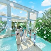 当館人気No1【水景チャペル模擬&貸切リゾート】豪華試食ALL体験