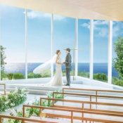 【初見学に人気!全館体験ツアー】海見えチャペル演出×豪華試食