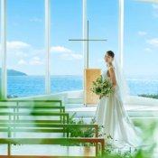 初めて見学◆眺望チャペルと貸切邸宅で入場体験&ガーデン演出も