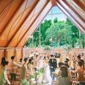 ≪当館支持率No1≫全館緑溢れる美空間!新チャペル&オープンキッチン料理演出体験