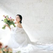 **衣装こだわりたい方◎ドレス全額無料**海と空の桜島チャペルで感動挙式体験♪