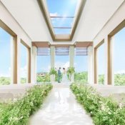 【ハナユメ限定】\最大150万&GIFT券/空×緑の貸切邸宅&ドレス見学&試食