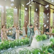 【挙式料22万無料】駅徒歩5分！水上チャペル＆日本庭園×絶品和牛