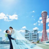 お盆平日人気No.1＼神戸ハーバーエリア特等席／絶景体験&美食＆人気ドレス見学＊