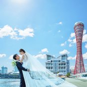 【プレ花嫁支持率◎】ドレス試着×神戸絶景ロケーション体験*ドレス1着プレゼント♪