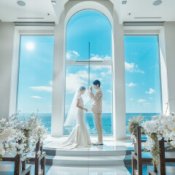 月初限定【挙式無料&20大BIG特典】絶景空海チャペル×豪華試食