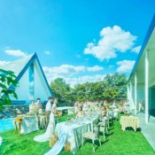 残△【お盆BIG】\絶景ガーデンparty体験/光の感動チャペル×和牛試食